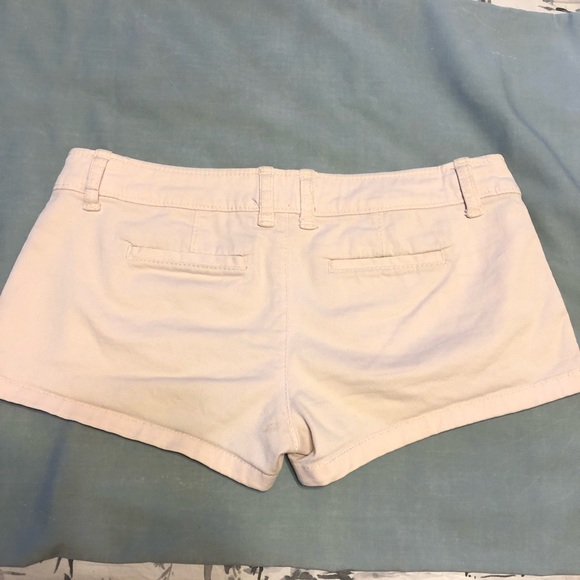 Abercrombie & Fitch Light Pink Linen Short Shorts - Picture 2 of 5